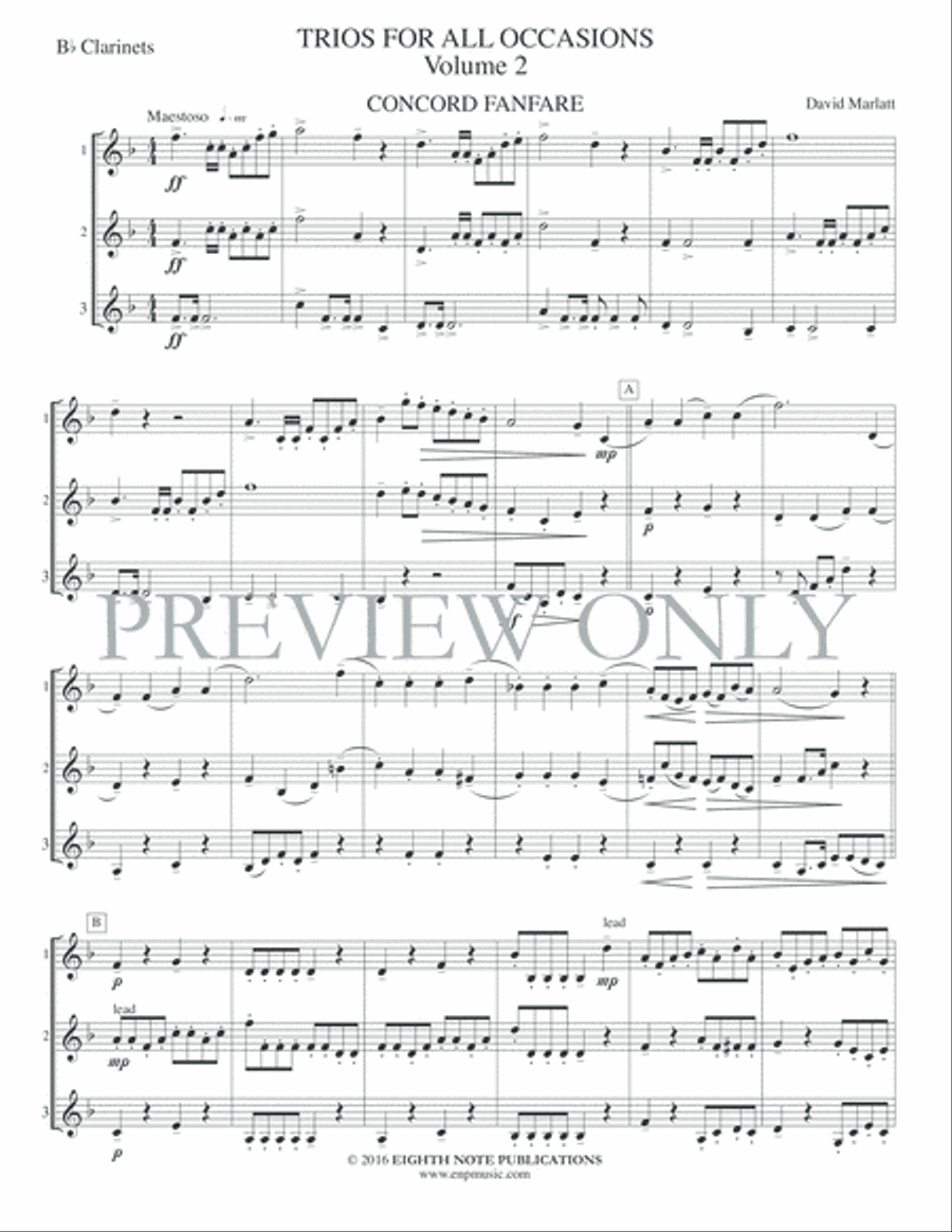 Trios for All Occasions, Volume 2 Small Ensemble scores gallery preview page 3