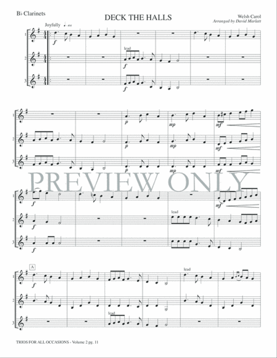 Trios for All Occasions, Volume 2 Small Ensemble scores gallery preview page 13