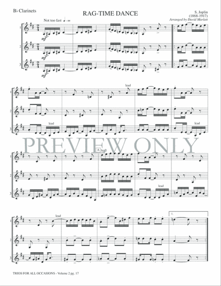 Trios for All Occasions, Volume 2 Small Ensemble scores gallery preview page 19