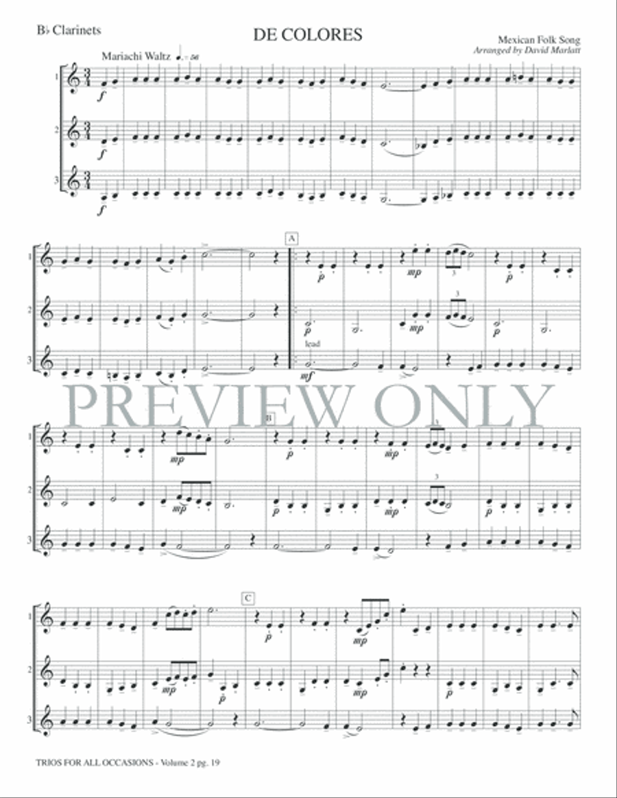 Trios for All Occasions, Volume 2 Small Ensemble scores gallery preview page 21