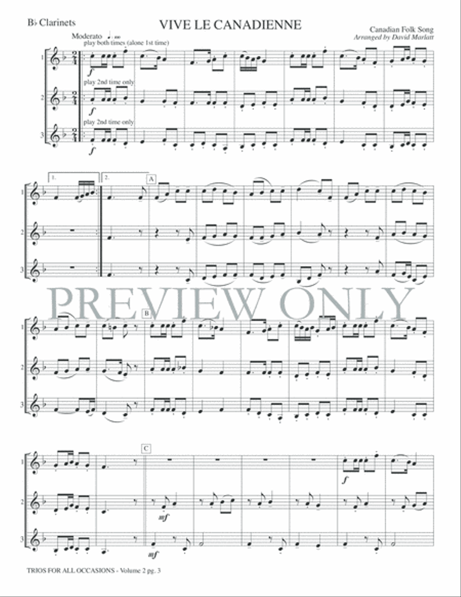 Trios for All Occasions, Volume 2 Small Ensemble scores gallery preview page 5