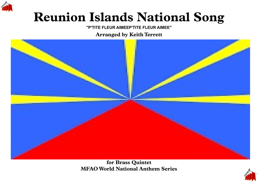 Réunionese National Song (''l'hymne de La REUNION'') for Brass Quintet Brass Quintet scores gallery preview page 1