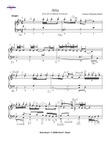 Aria from the Goldberg Variations (with all piano fingering)