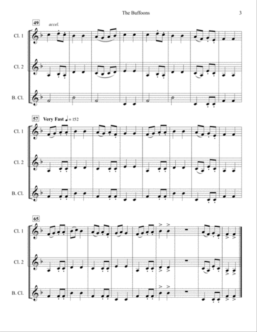 The Buffoons Woodwind Trio scores gallery preview page 3