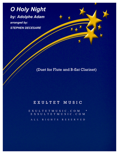 O Holy Night (Duet for Flute and Bb-Clarinet)