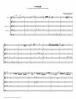 Prelude 08 from Well-Tempered Clavier, Book 1 (Double Reed Quintet)