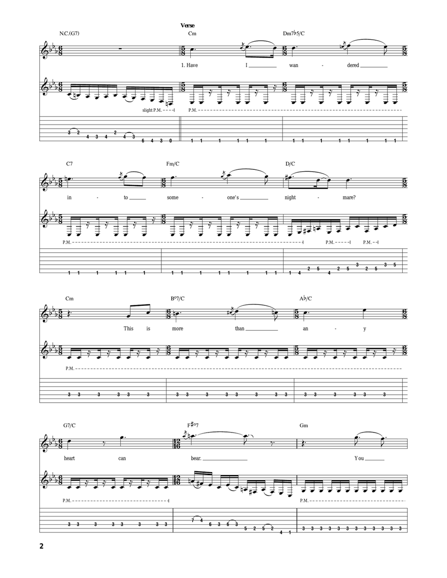 My Last Farewell My Last Farewell Acoustic Guitar scores gallery preview page 2