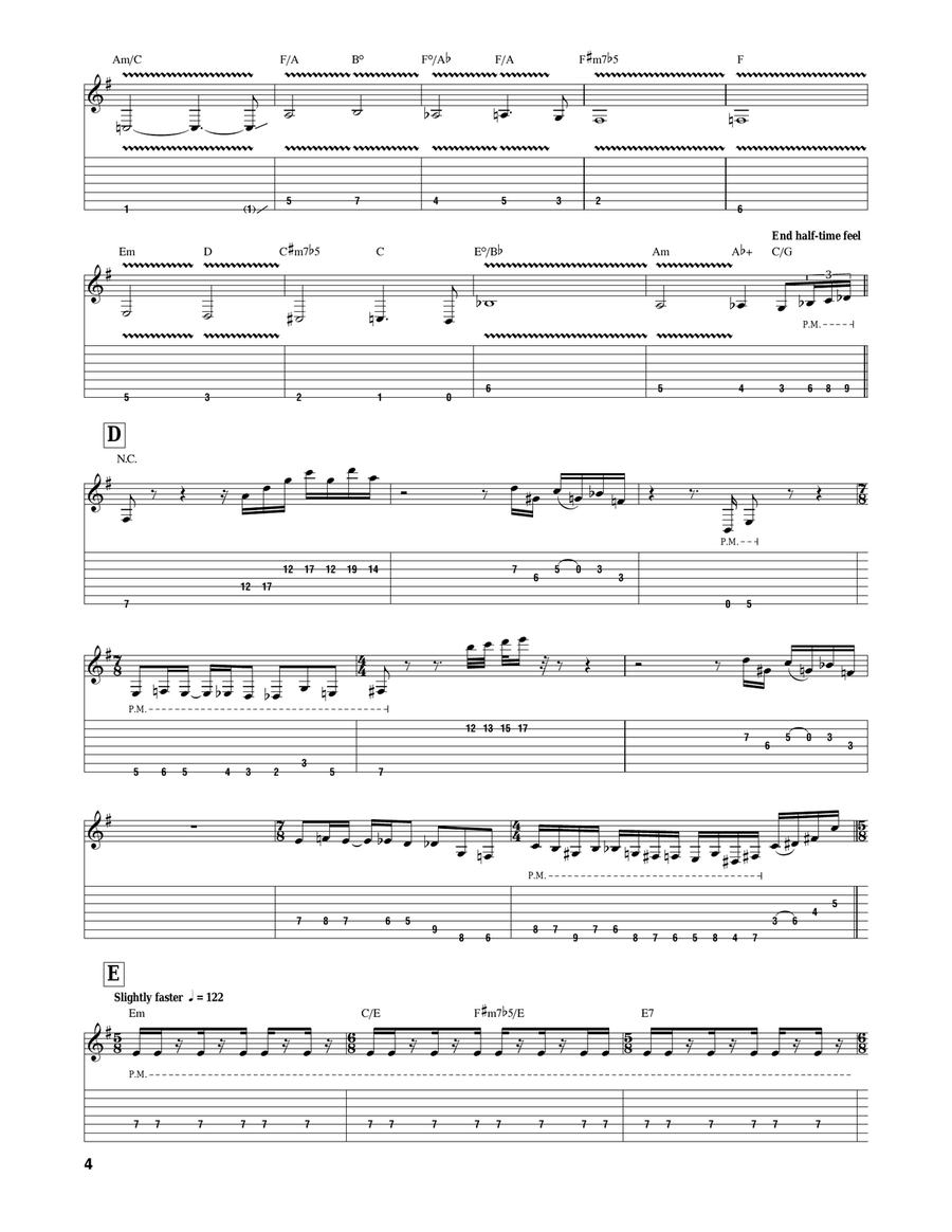 Dystopian Overture Acoustic Guitar scores gallery preview page 4