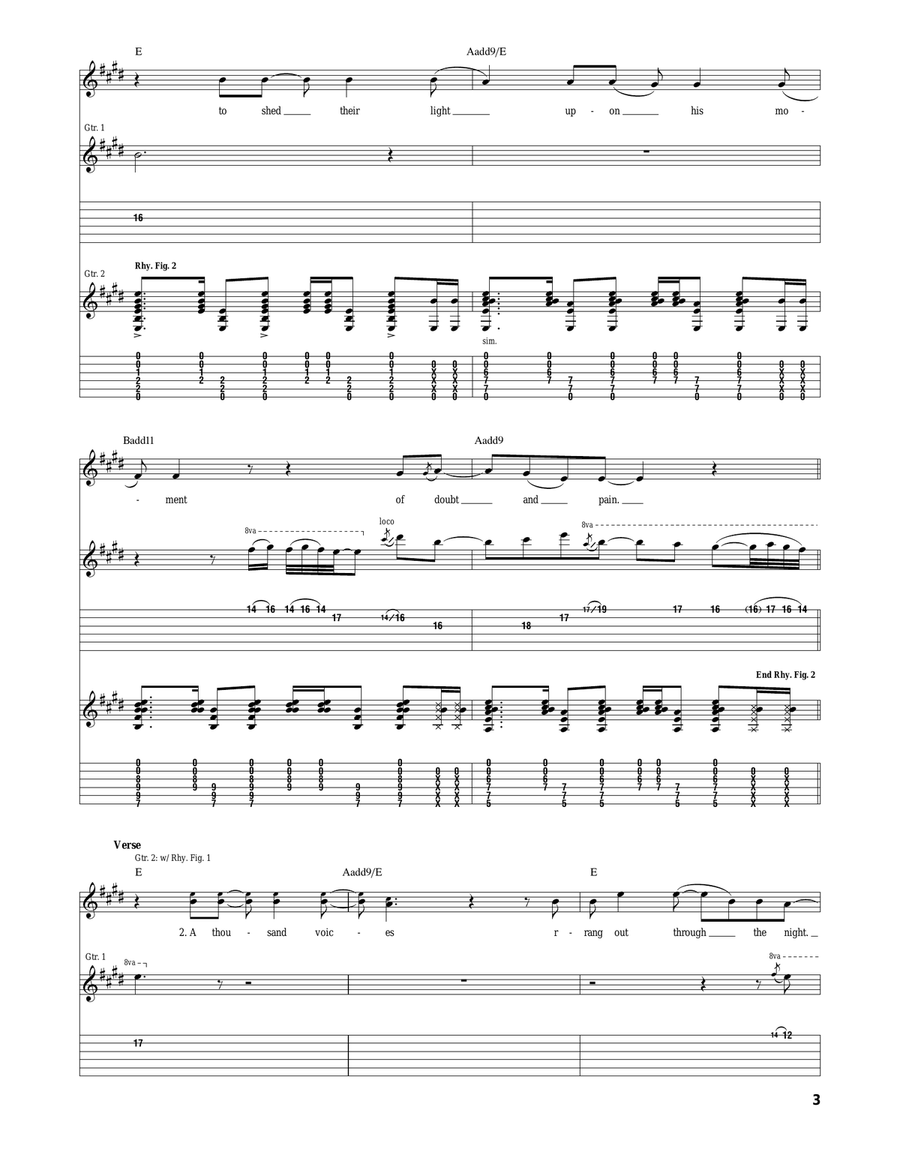 Hymn Of A Thousand Voices Acoustic Guitar scores gallery preview page 3