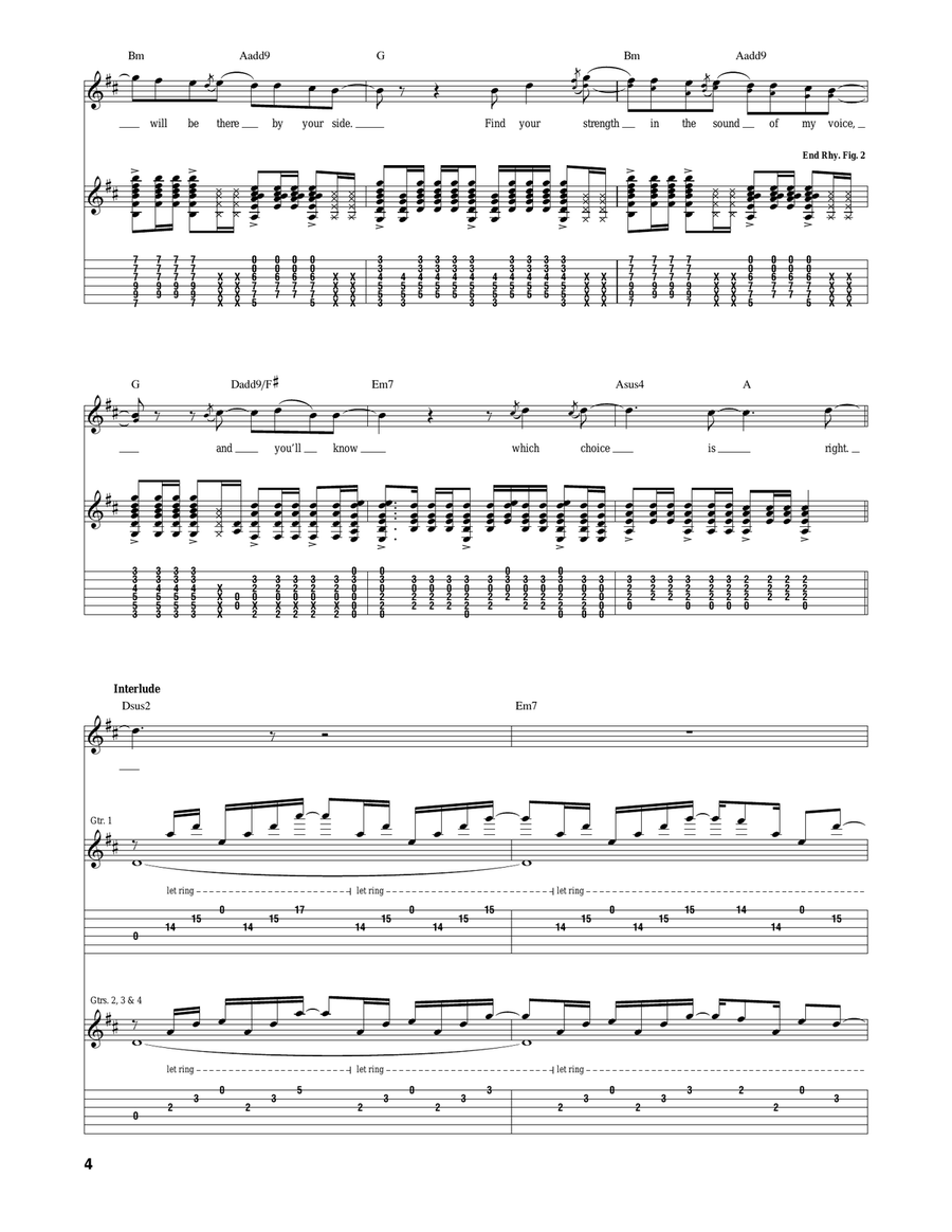 When Your Time Has Come When Your Time Has Come Acoustic Guitar scores gallery preview page 4