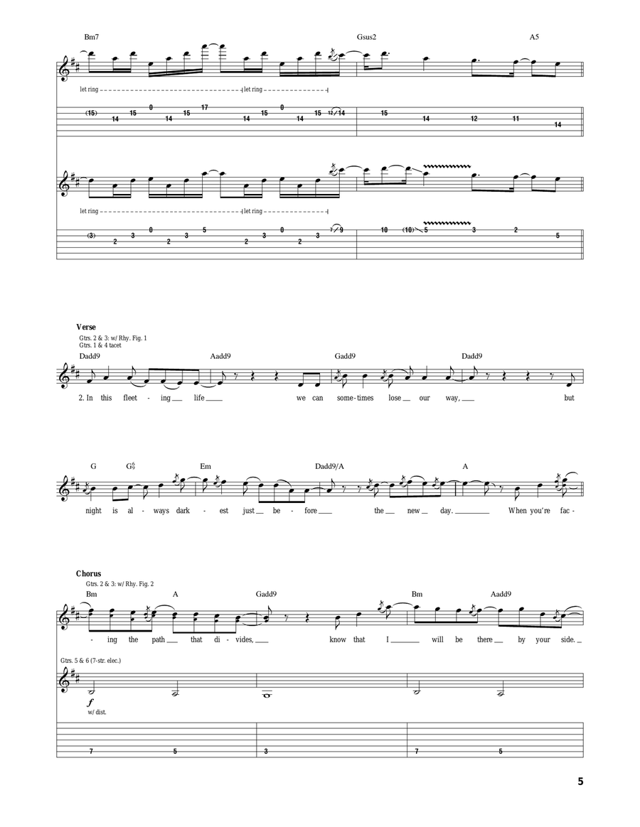 When Your Time Has Come When Your Time Has Come Acoustic Guitar scores gallery preview page 5