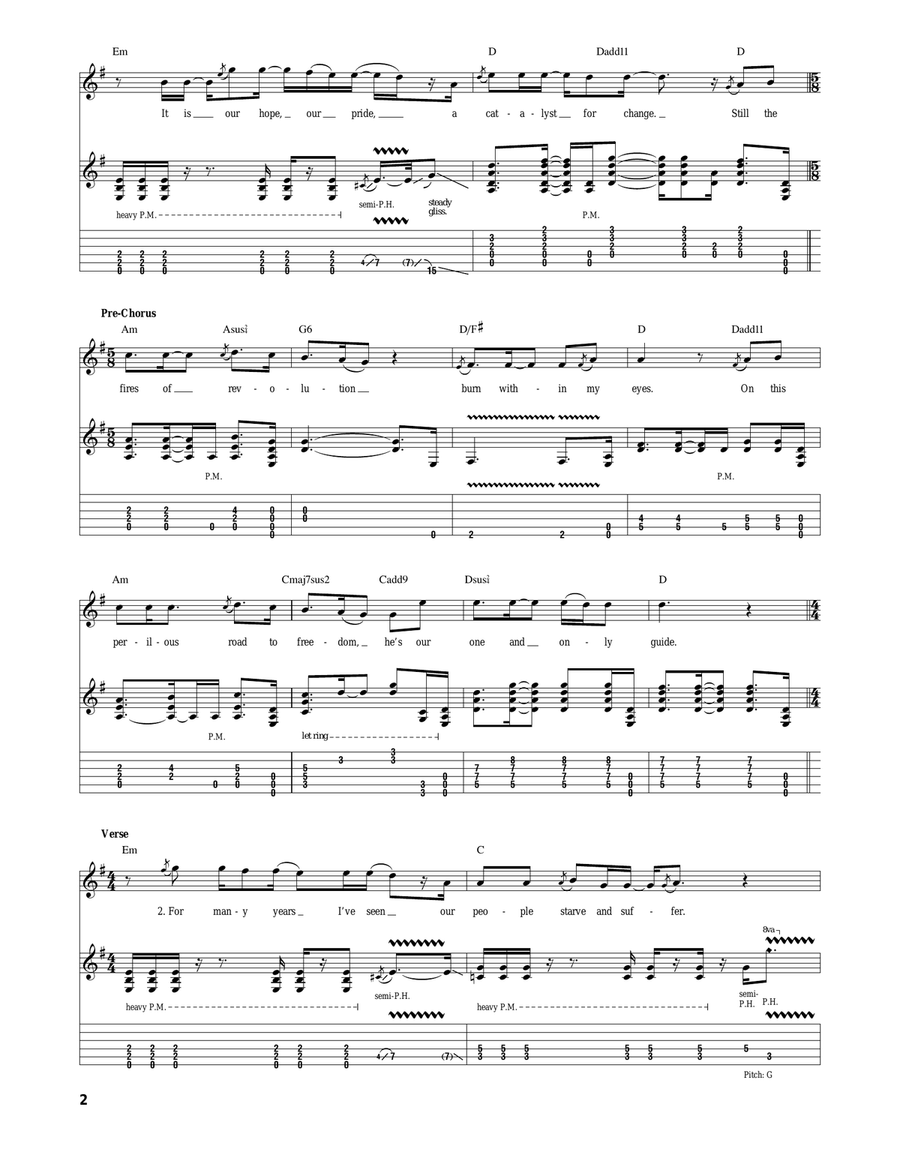 A Better Life A Better Life Acoustic Guitar scores gallery preview page 2
