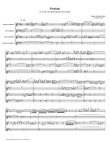 Prelude 09 from Well-Tempered Clavier, Book 1 (Saxophone Quartet) mini preview
