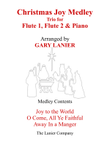 CHRISTMAS JOY MEDLEY (Trio – Flute 1, Flute 2 & Piano with Parts) mini preview