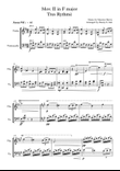 Quartet Mov II 'Tres Rythme' in F major for Duet
