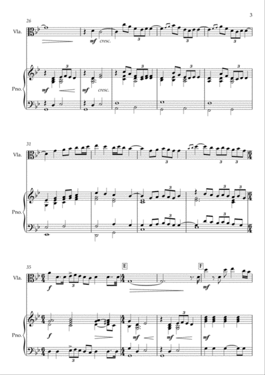 Dramatica [Viola & Piano] Chamber Music scores gallery preview page 4