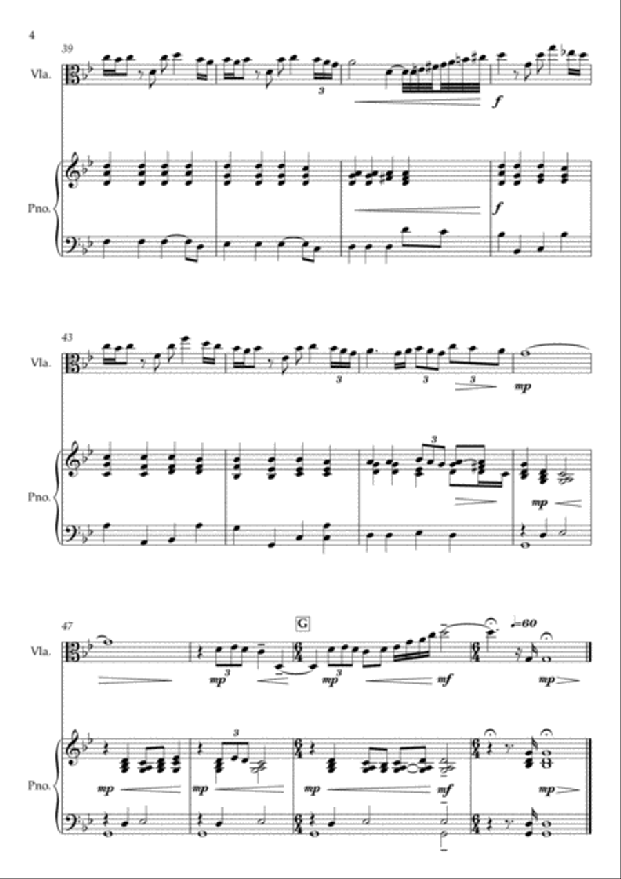 Dramatica [Viola & Piano] Chamber Music scores gallery preview page 5