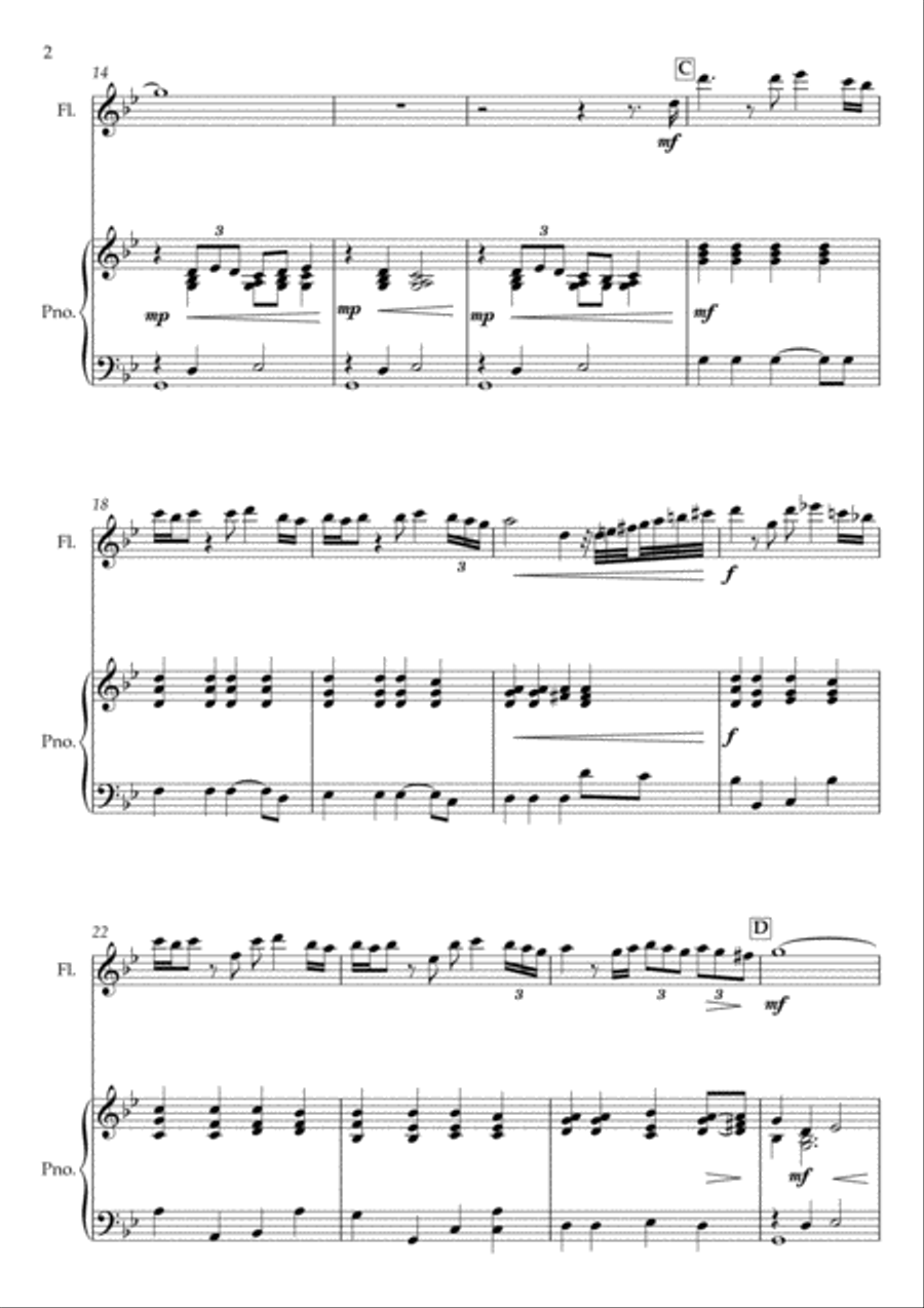 Dramatica (Flute & Piano) Chamber Music - Digital Sheet Music page 3
