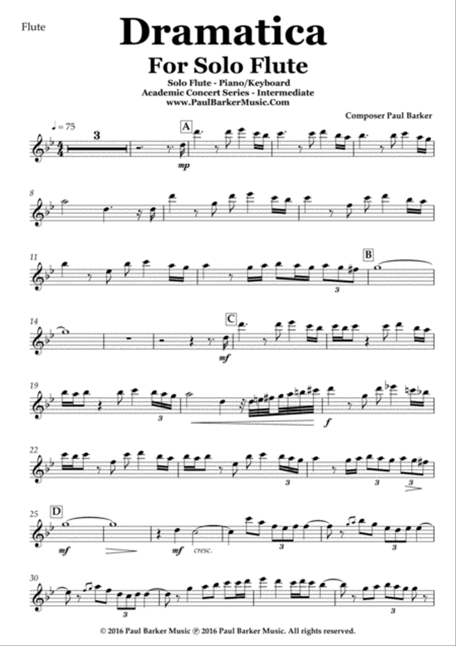 Dramatica (Flute & Piano) Chamber Music - Digital Sheet Music page 6