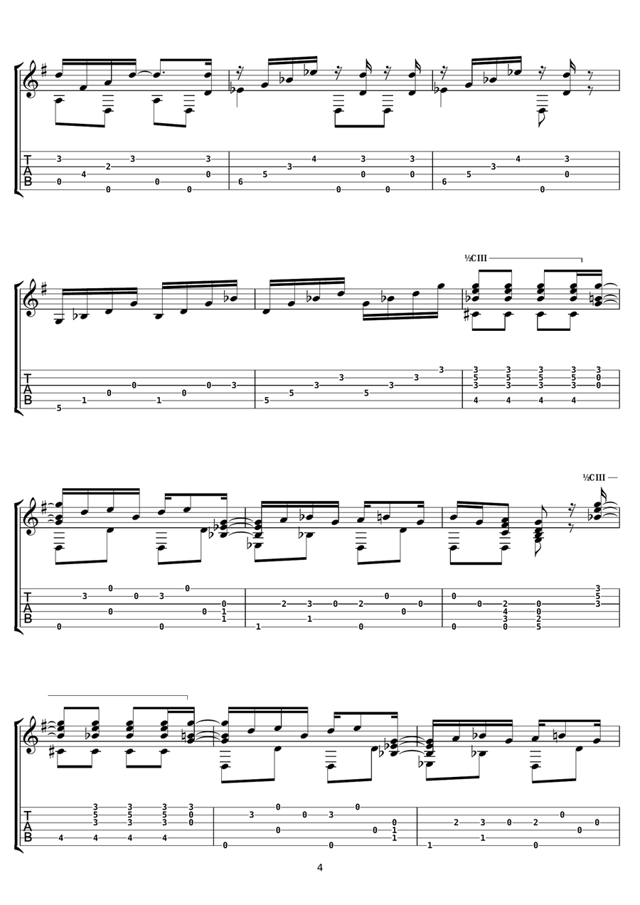 Maple Leaf Rag Maple Leaf Rag Electric Guitar scores gallery preview page 4