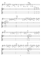 While The Song Remains The Same Guitar Tablature scores gallery preview page 3