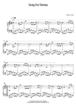 Song For Sienna