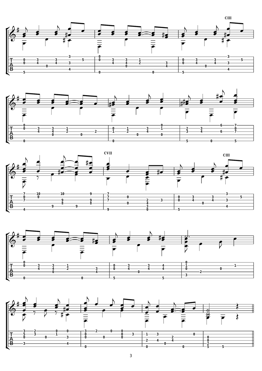 Pleasant Moments Pleasant Moments Electric Guitar scores gallery preview page 3
