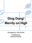 Ding Dong! Merrily on High