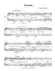 Threnody, for the left hand alone