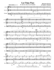 Let Time Pass, for Alto Sax, Tenor Sax & Trombone (Score only)