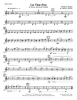 Let Time Pass, for Alto Sax, Tenor Sax & Trombone (Tenor Sax part only)