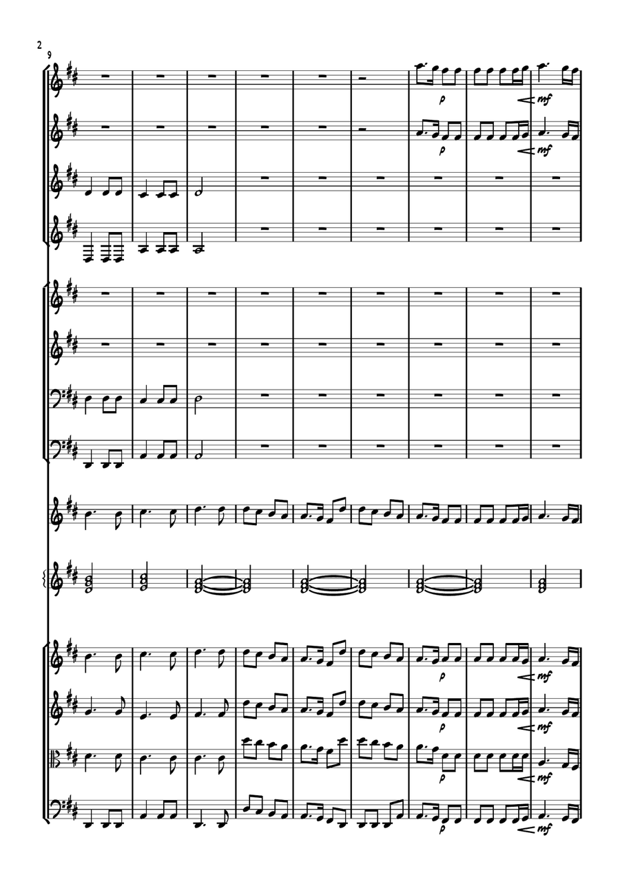 Joy To The World Joy To The World Unison Choir scores gallery preview page 2