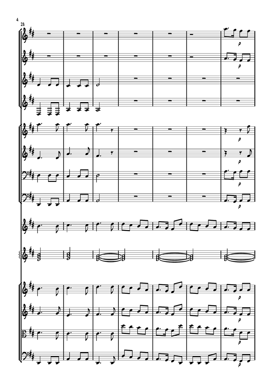 Joy To The World Joy To The World Unison Choir scores gallery preview page 4