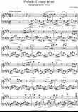 Prelude in C# minor