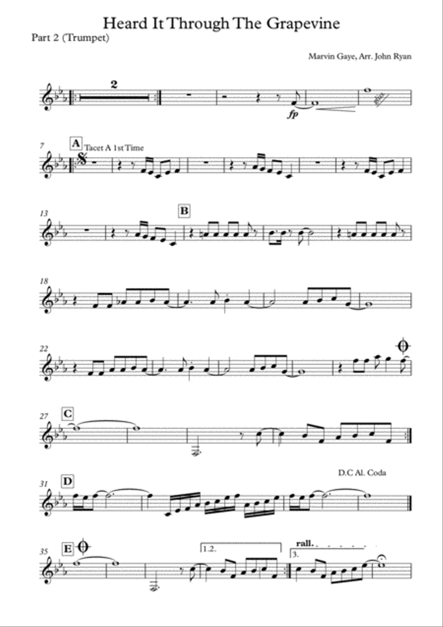 I Heard It Through The Grapevine Tenor Saxophone scores gallery preview page 2