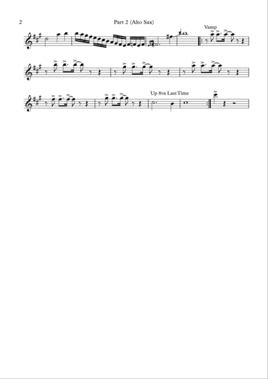 I Will Survive Tenor Saxophone scores gallery preview page 4