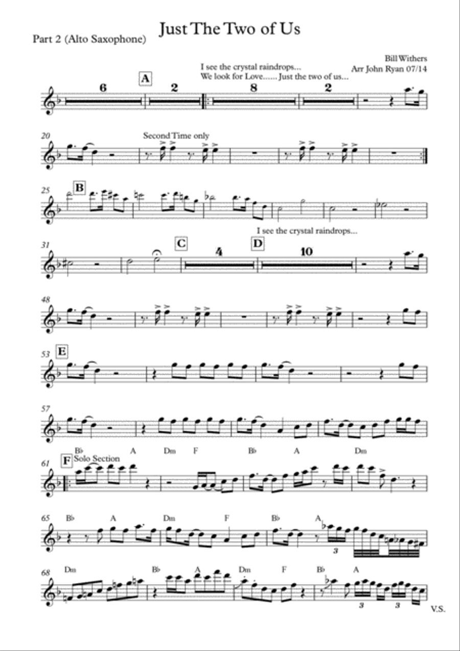 Just The Two Of Us Tenor Saxophone scores gallery preview page 3
