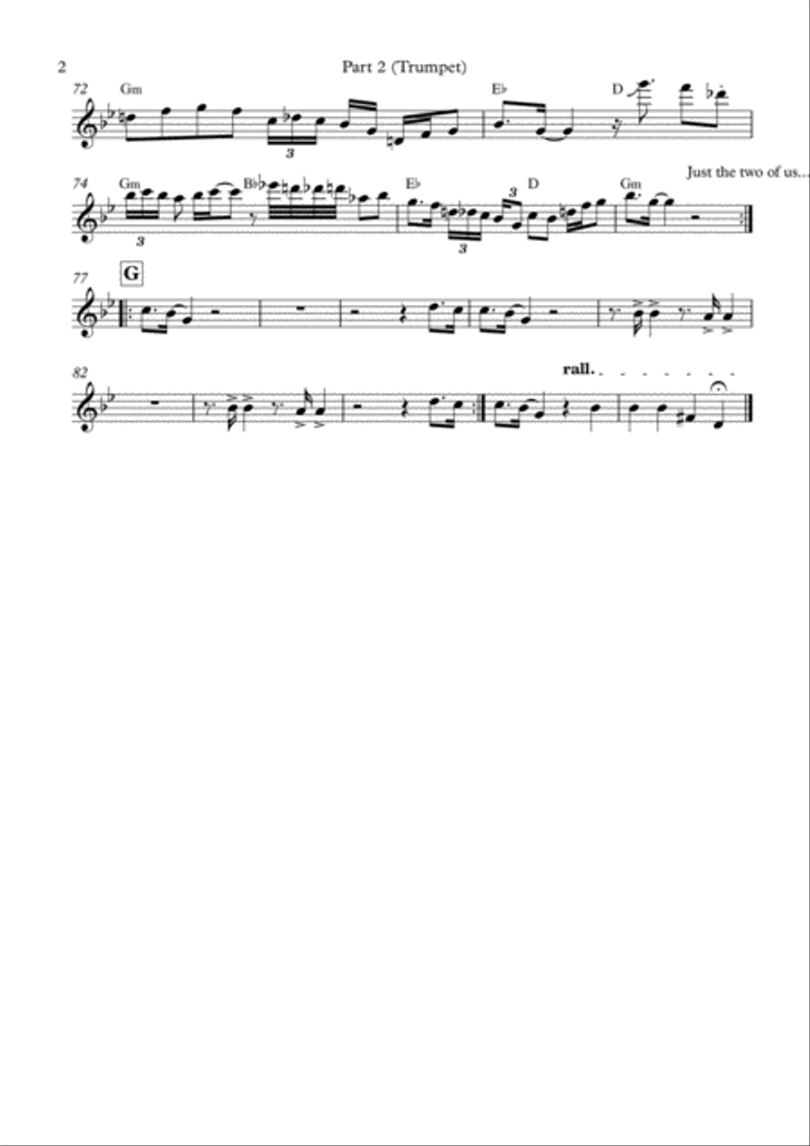 Just The Two Of Us Tenor Saxophone scores gallery preview page 6