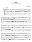 Fugue 13 from Well-Tempered Clavier, Book 1 (Flute Quartet)