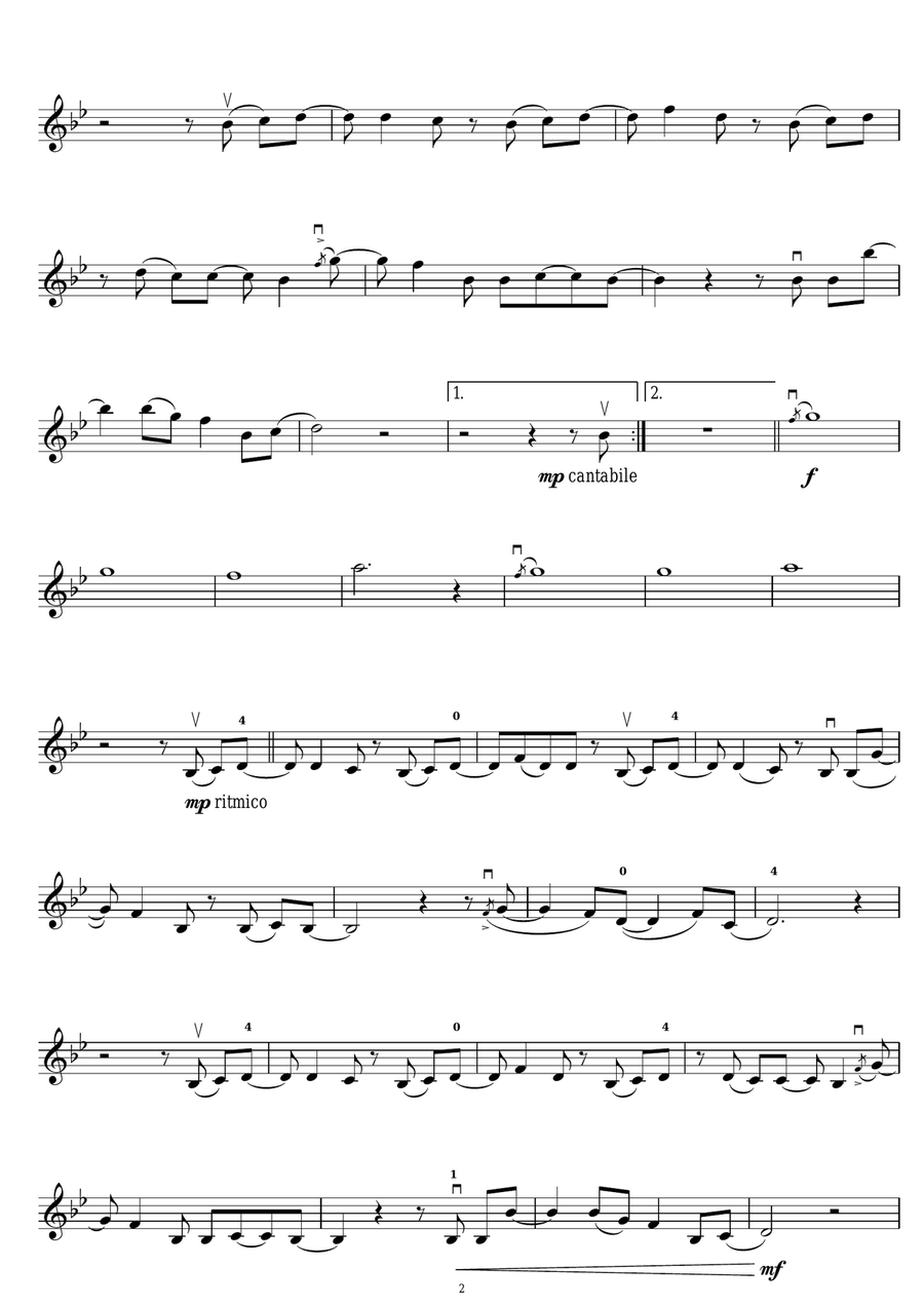 1973 1973 Violin Solo scores gallery preview page 2