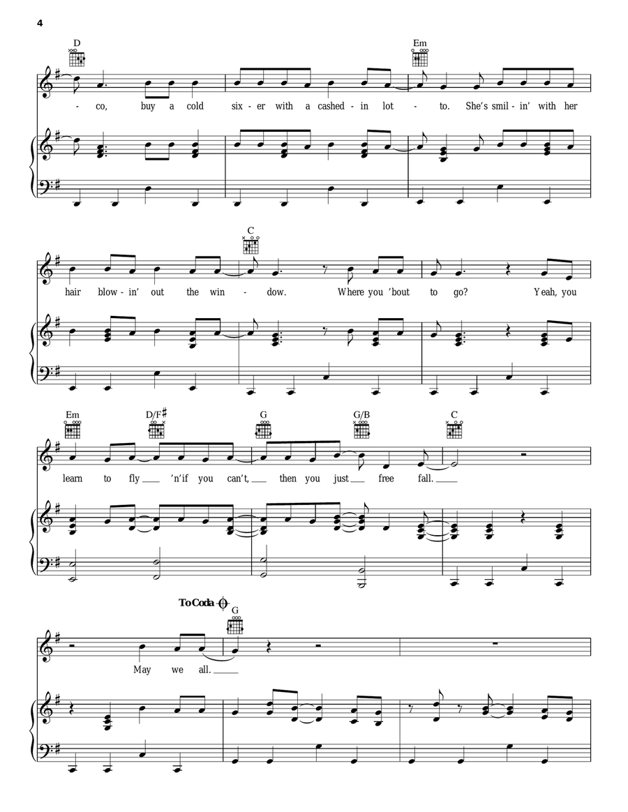 May We All May We All Piano, Vocal, Guitar scores gallery preview page 4