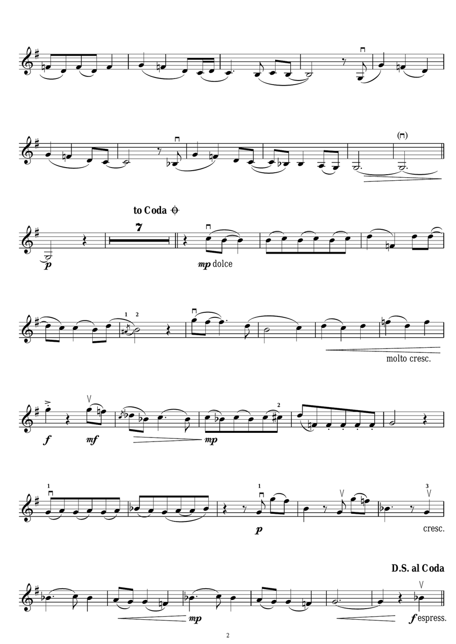 Kiss From A Rose Kiss From A Rose Violin Solo scores gallery preview page 2