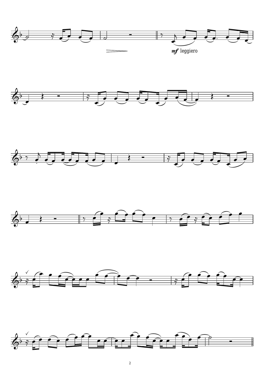 Fireflies Fireflies Trumpet Solo scores gallery preview page 2