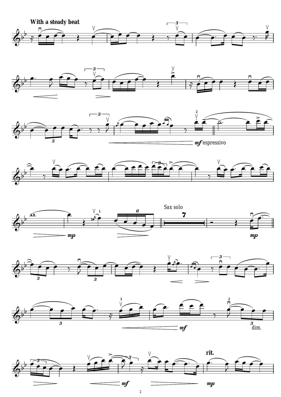 I Will Always Love You I Will Always Love You Violin Solo scores gallery preview page 2