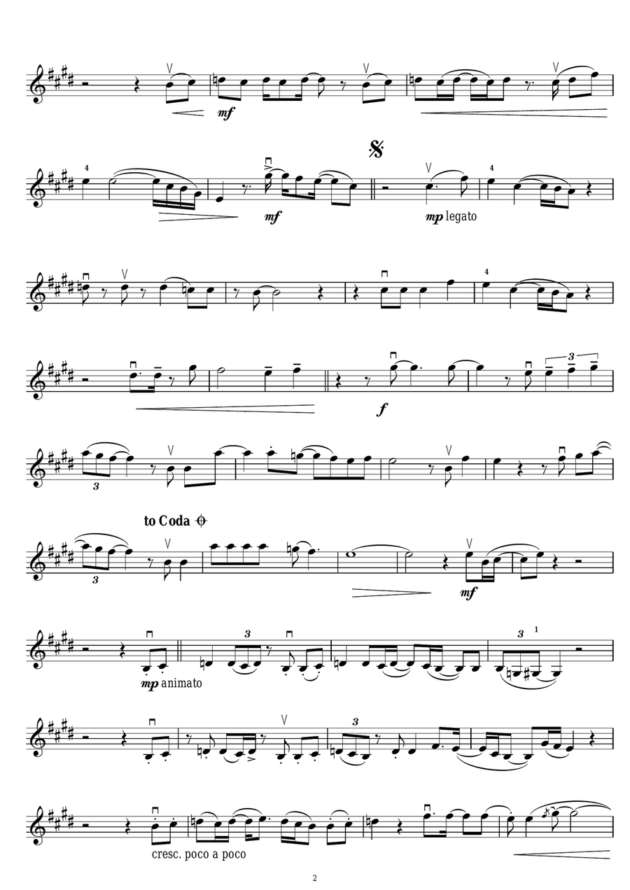 (I've Had) The Time Of My Life Violin Solo scores gallery preview page 2
