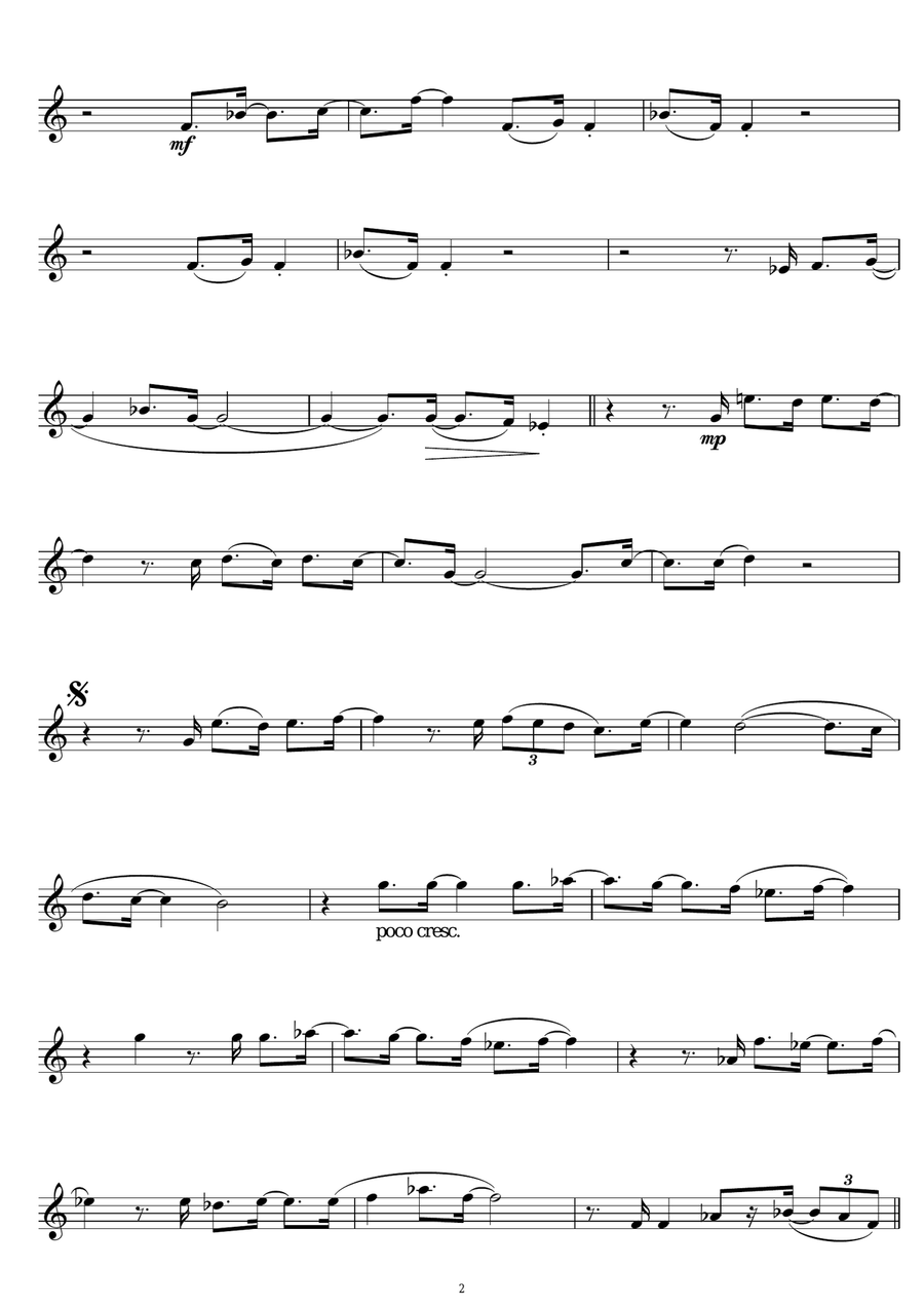 I Get The Sweetest Feeling Trumpet Solo scores gallery preview page 2