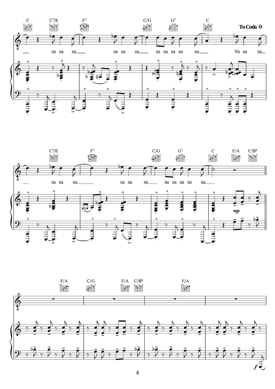 Take Me To The Pilot Take Me To The Pilot Violin Solo scores gallery preview page 4