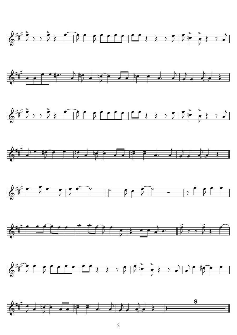 Hit That Jive Jack by Diana Krall Tenor Saxophone - Digital Sheet Music page 2