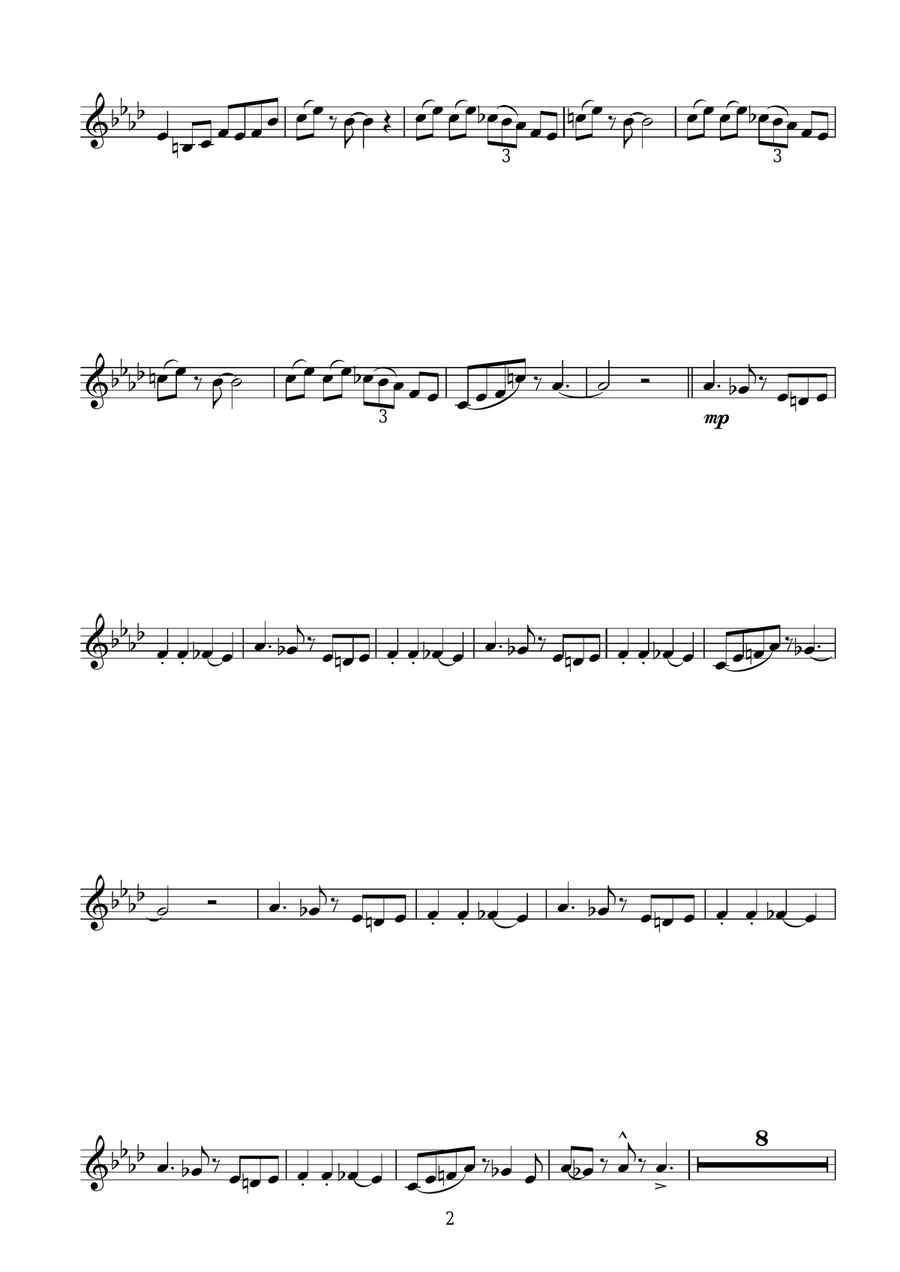 Flying Home Flying Home Tenor Saxophone scores gallery preview page 2