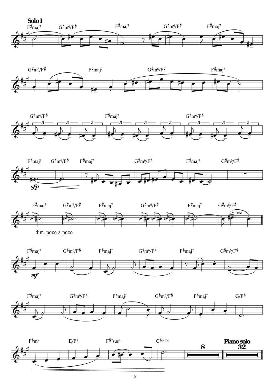 My Favorite Things (from The Sound Of Music) Trumpet Solo scores gallery preview page 2
